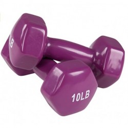 Dilrba Vinyl Dumbbell Weight Pair, Set of 2