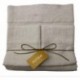 HUYAW  Sheets, linen sheets Natural-Deep Pocket-light gray