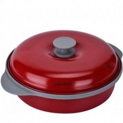 jejiakell  Cookware for use in microwave ovens,Deluxe Nonstick Microwave Crisper Pan/7.5 Inch, grill pan with Lid for Pizza, Steak, Chicken, French Fries