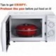 jejiakell  Cookware for use in microwave ovens,Deluxe Nonstick Microwave Crisper Pan/7.5 Inch, grill pan with Lid for Pizza, Steak, Chicken, French Fries
