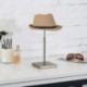 zhuohai  Hat stands,Adjustable Height Bronze-Metal Hat Rack with Fabric Covered Dome