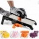 Tasipo  Vegetable slicers-Adjustable Kitchen Vegetable Slicer For Potatoes and Onion,French fries, carrots(Black)
