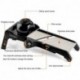 Tasipo  Vegetable slicers-Adjustable Kitchen Vegetable Slicer For Potatoes and Onion,French fries, carrots(Black)