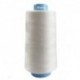 Dlala  Sewing thread,2 Spools Polyester Sewing Thread Spools,40/2 All-Purpose Connecting Threads for Sewing Machine,White