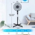 HAWEA  Oscillating 16″ 3 Adjustable Speed Pedestal Stand Fan for Indoor, Bedroom, Living Room