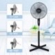 HAWEA  Oscillating 16″ 3 Adjustable Speed Pedestal Stand Fan for Indoor, Bedroom, Living Room