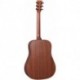 Amperer  Acoustic-Electric Guitar with Gig Bag,Pattern High-Pressure Laminate,Performing Artist Neck Shape
