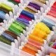 SUNSHINE-MALL  Embroidery yarn,Embroidery Floss Cross Stitch Supplies,Cross Stitch Kits with Organizer Box Cross Stitch Tools