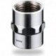 Qzsteelball Brass Pipe Fitting Coupling, Shower Coupling, G 1/2" x G 1/2" IPS Female Threaded（1.18" length）