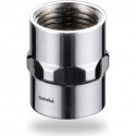 Qzsteelball Brass Pipe Fitting Coupling, Shower Coupling, G 1/2" x G 1/2" IPS Female Threaded（1.18" length）