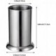 LKXDAOVV Straw Holder SUS304 Stainless Steel Drinking Straw Dispenser
