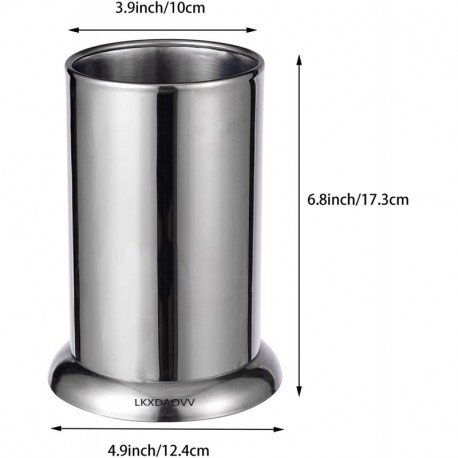 LKXDAOVV Straw Holder SUS304 Stainless Steel Drinking Straw Dispenser