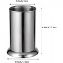 LKXDAOVV Straw Holder SUS304 Stainless Steel Drinking Straw Dispenser