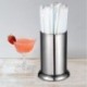 LKXDAOVV Straw Holder SUS304 Stainless Steel Drinking Straw Dispenser