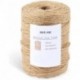 MAX-ABC Natural Jute Twine Hemp Rope (1.5mm/2mm/3mm/6mm) Durable String for Handmde Crafts,Gardening Applications,Home Gardening