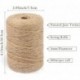 MAX-ABC Natural Jute Twine Hemp Rope (1.5mm/2mm/3mm/6mm) Durable String for Handmde Crafts,Gardening Applications,Home Gardening