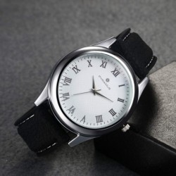 PYRAMUS  wristwatches,Mens Analog Quartz Wrist Watch Roman Scale Men's Watch