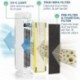 EA•LEAD  28in 4-in-1 air sterilisers, Eliminates Germs, Filters Allergies, Pollen, Smoke, Dust, Pet Dander, Mold, Odors