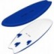  EA•LEAD  surf boards-Soft Top Foam Surfboard for Beginners and All Surfing Levels Youth Complete Set Includes Leash and Multiple Fins, Blue
