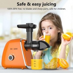 EA•LEAD  electric juicer,Quiet Motor & Reverse Function Electric Juicer Extractor