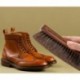 OASISGUEST Extra Large 8 inch Luxury Shoe Shine Brush. Leather Shoe Polish Brush with Wooden Handle. 