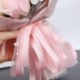 Danirora Creative fashion flower bouquet wrapping paper diy material solid color floral ribbon Paper gift wrapping ribbons