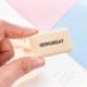 SEEKGREAT [Pack of 3] Elementary school students leave no trace yellow eraser