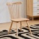 Sumeimics  Nordic Simple Dining Chair Cafe Living Room Home Solid Wood Chair