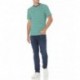 CHOCVE Men's 2-Pack Slim-Fit Short-Sleeve Crewneck Stripe T-Shirt