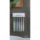 Aolcsueg  Toothbrush rack wall-mounted punch-free toothbrush rack suction wall toilet toothbrush storage rack