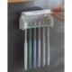Aolcsueg  Toothbrush rack wall-mounted punch-free toothbrush rack suction wall toilet toothbrush storage rack