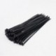 Rfadapter  Cable Ties, 4.8*350 Black Home Plastic Cable Ties, UV Protection Long Cable Ties