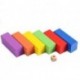 Kzancn Lotus Wood Building Blocks,Stacked Game, Stacking Height, Inverted Tower, Mixed Colors, (48 PCS)