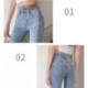 AUSDIOCA  New high-waisted slim-fit wide-leg micro-flare mopping pants, personalized slit jeans