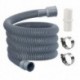 Ranekie 2m washing machine, dishwasher drain hose, Flexible tubes of plastic, retractable drain hose