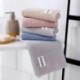 OULEN  Woven cotton towel, cotton thick face towel, household face towel, 4 Pack