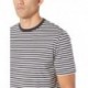 Cpais  Men's 2-Pack Slim-Fit Short-Sleeve Crewneck Stripe T-Shirt