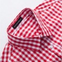 NORAZNORBELLA  New cotton small plaid large size long sleeve men's shirt