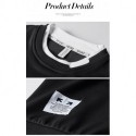 JUPITERANT  Men's T-Shirt Sweater, Solid Color Round Neck Loose Sports Fir, One Size Top Dress