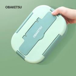 OBAKETSU  Lunch Box, Kids School Food Container, Leak Proof Bento Box, Kitchen Lunch Box with Compartment