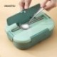 OBAKETSU  Lunch Box, Kids School Food Container, Leak Proof Bento Box, Kitchen Lunch Box with Compartment