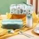 OBAKETSU  Lunch Box, Kids School Food Container, Leak Proof Bento Box, Kitchen Lunch Box with Compartment