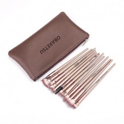 OBAKETSU  12-Pack Professional Makeup Brushes, Black Eyeshadow Makeup Brushes, Set of Blending Makeup Tools