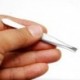 Feaxu (3 Pack) Slant Tweezers - Precision Stainless Steel Slant Tip Tweezers Hair Plucker for Hair and Eyebrows Personal Care (Silver Tone)