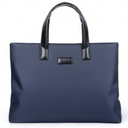 Singda  Men's Business Meeting Horizontal Zipper Briefcase