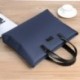Singda  Men's Business Meeting Horizontal Zipper Briefcase