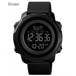 Divsea  Men's Digital Sports Watch Military Electronic Waterproof Wrist Watches for Men with Stopwatch Alarm LED Backlight