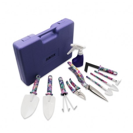  SUNTEK  Lawn and Gardening Tools Printing Ten Piece Set Potted Plant Watering Can Weeding Garden Shears Branch Shears Lawn Shears