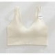 LUNA&MANTHA  Spring and summer new ribbed chest underwear ladies no steel ring fixed tube top underwear