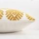 INSSL  Yellow Pillowcase for Sofa Bedroom, Decorative Embroidered Pillowcase Pillowcase 2 pcs